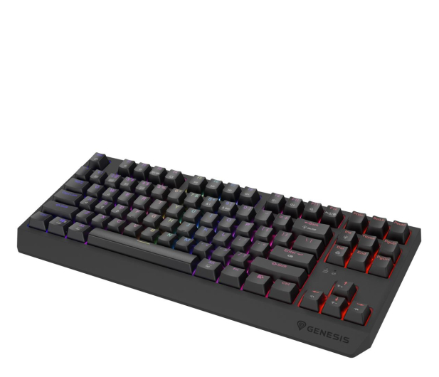 Genesis THOR 230 TKL WIRELESS US CZARNA RGB MECHANICZNA OUTEMU NKG-2106 - 1351046 - zdjęcie 4